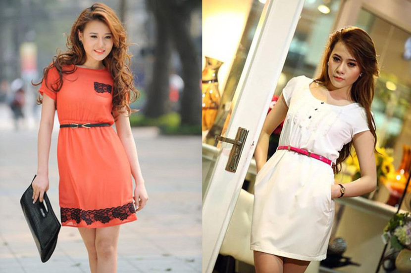 Đôi chân dài thẳng tắp cùng chiều cao 1m67 giúp Phương Oanh dễ dàng bước chân vào showbiz với tư cách là một người mẫu tại Hà Nội, trước khi nổi đình nổi đám với vai trò diễn viên phim truyền hình