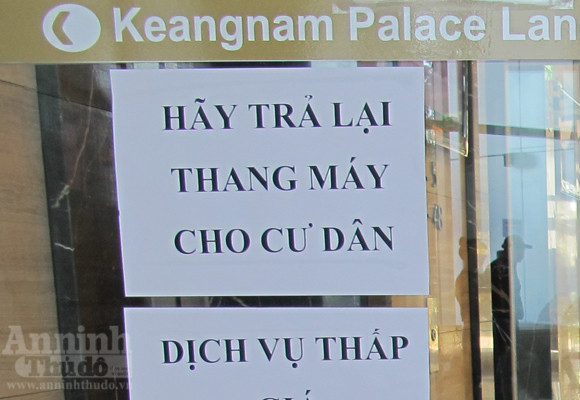 Keangnam đã phải mở lại thang máy, chấp nhận đàm phán với dân ảnh 7