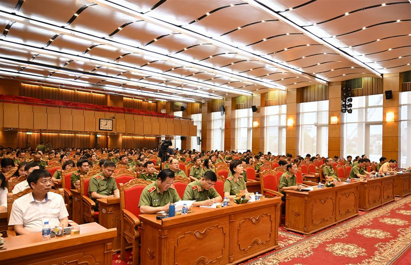 Hội nghị được tổ chức tại hội trường Bộ Công an Hội nghị được tổ chức tại hội trường Bộ Công an