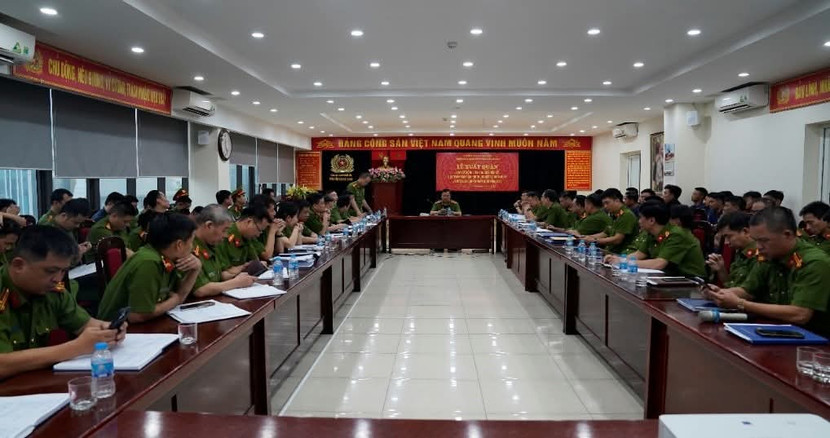 Quang cảnh lễ xuất quân