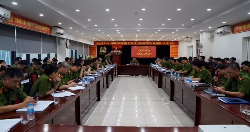 Quang cảnh lễ xuất quân