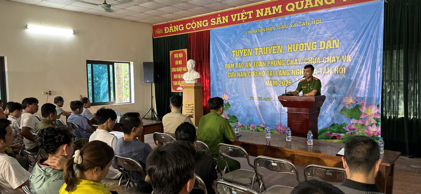 Làng nghề Tân Hội được đánh giá có nguy cơ cháy, nổ cao Làng nghề Tân Hội được đánh giá có nguy cơ cháy, nổ cao