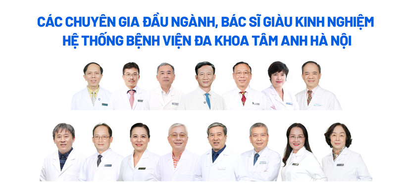 Phòng khám Đa khoa Tâm Anh Cầu Giấy hội tụ đông đảo đội ngũ chuyên gia đầu ngành, bác sĩ giỏi ở các chuyên khoa quan trọng. Ảnh: BVĐK Tâm Anh