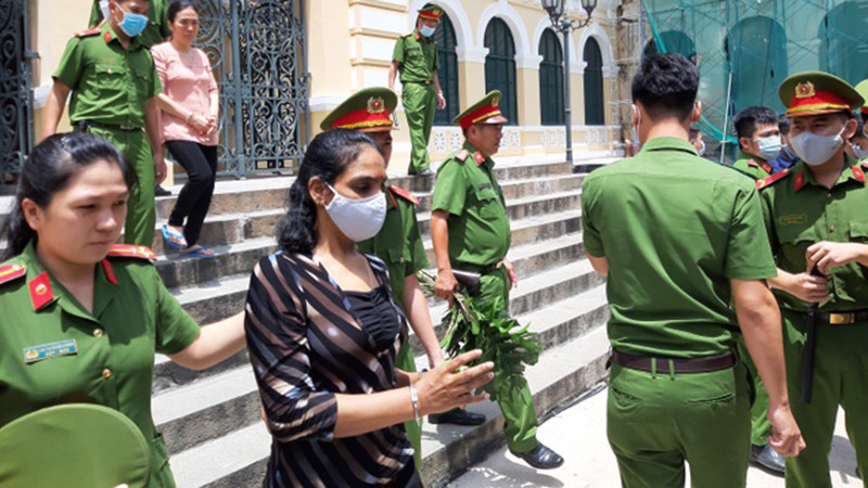 Bị cáo Kalaivani G Muniandy bị tuyên phạt mức án tử hình (Ảnh: Dân trí) Bị cáo Kalaivani G Muniandy bị tuyên phạt mức án tử hình (Ảnh: Dân trí)