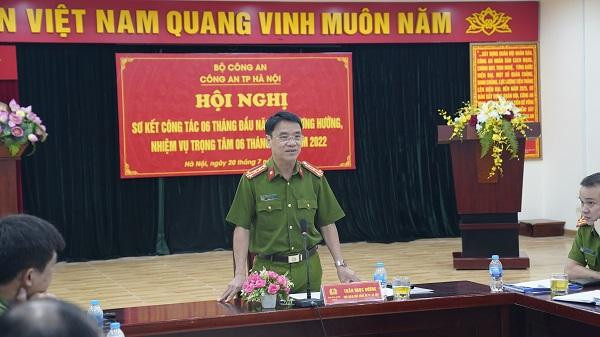 Đại tá Trần Ngọc Dương, Phó Giám đốc CATP Hà Nội nhấn mạnh một số nhiệm vụ trọng tâm Đại tá Trần Ngọc Dương, Phó Giám đốc CATP Hà Nội nhấn mạnh một số nhiệm vụ trọng tâm