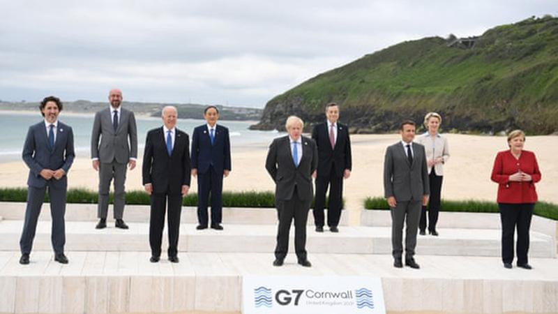 Các nhà lãnh đạo tham dự hội nghị thượng đỉnh G7 ở Anh hồi tháng 6-2021 Các nhà lãnh đạo tham dự hội nghị thượng đỉnh G7 ở Anh hồi tháng 6-2021