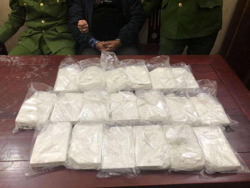 Tang vật mà cơ quan công an thu giữ (ảnh công an cung cấp)