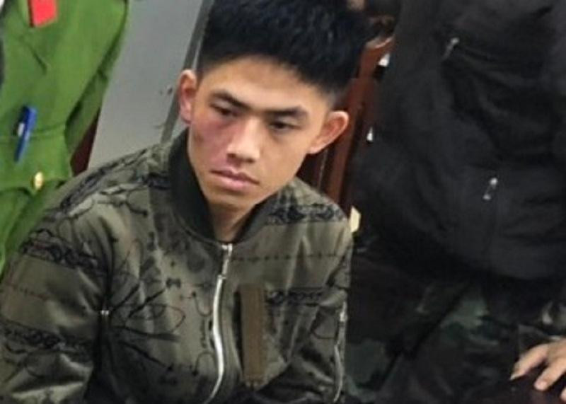 Nguyễn Văn Công tại cơ quan công an (ảnh công an cung cấp)