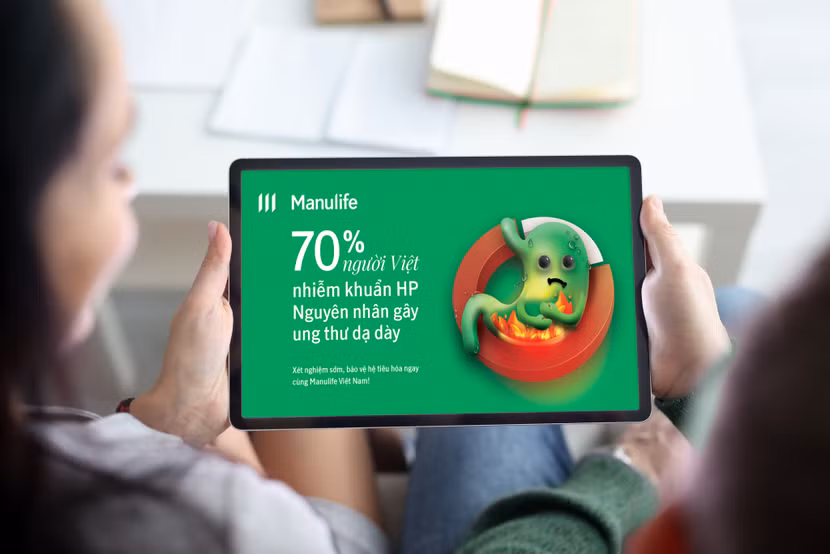 Sống - Sạch - Sành - Xanh là chiến dịch cộng đồng của Manulife nhằm nâng cao nhận thức của người dân về các bệnh lý tiêu hóa