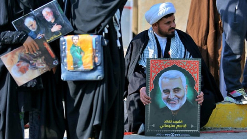 Lễ tưởng niệm ngày mất của ông Abu Mahdi al-Muhandis ở Najaf, Iraq. Lễ tưởng niệm ngày mất của ông Abu Mahdi al-Muhandis ở Najaf, Iraq.