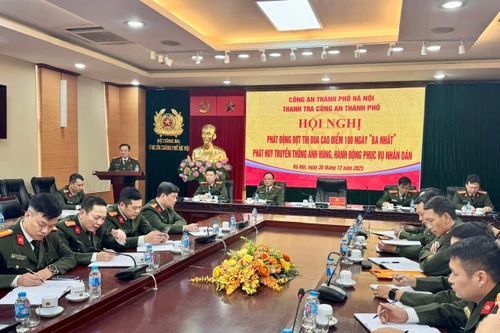 Thanh tra CATP Hà Nội triển khai đợt thi đua cao điểm “100 ngày Ba nhất"