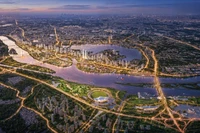 Hà Nội khởi công Dự án đầu tư xây dựng trục Đại lộ cảnh quan sông Hồng