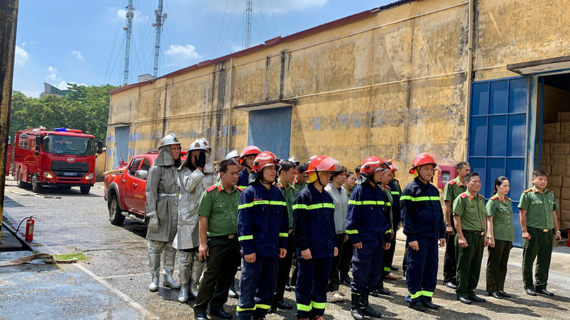 Các lực lượng tham gia diễn tập