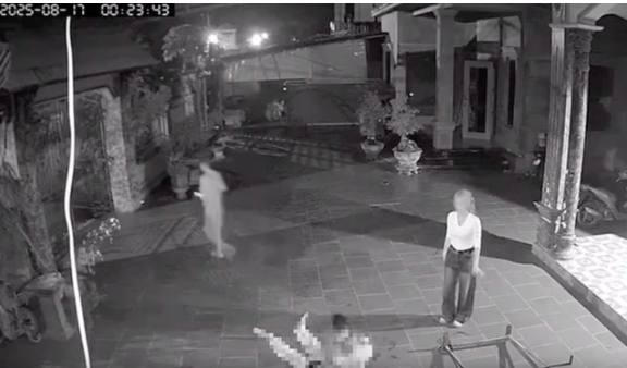 Hình ảnh cắt từ camera nơi xảy ra vụ việc