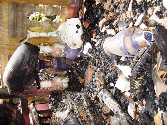 Cháy rụi chùa cổ trên 200 năm tuổi cùng nhiều cổ vật ảnh 4