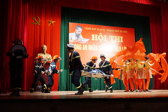 Cảnh sát PC&CC Hà Nội triển khai hội thi “Công an nhân dân làm theo lời Bác” ảnh 6