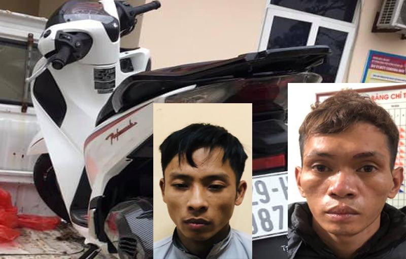 Hai đối tượng và tang vật