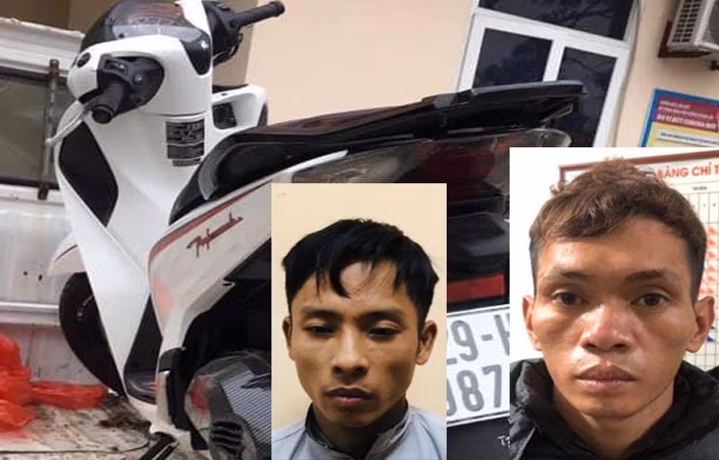 Hai đối tượng và tang vật