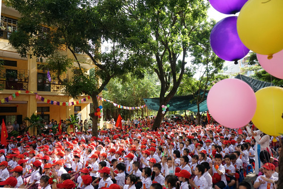 “Những bông hoa nhỏ” háo hức ngày khai trường ảnh 7 “Những bông hoa nhỏ” háo hức ngày khai trường ảnh 7