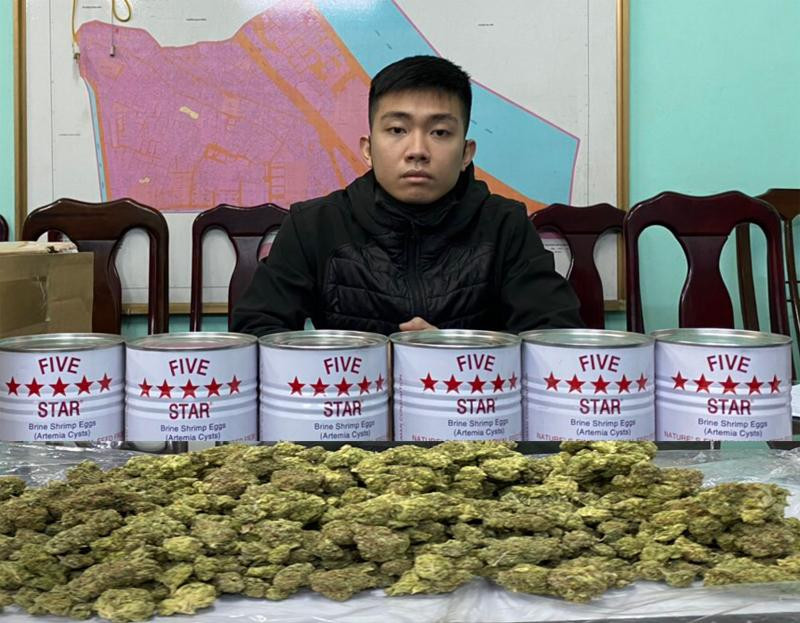 Đối tượng Hải và tang vật vụ án