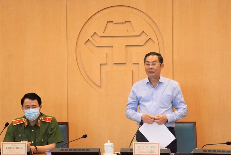 Đồng chí Lê Hồng Sơn, Phó Chủ tịch Thường trực UBND TP phát biểu tại Hội nghị Đồng chí Lê Hồng Sơn, Phó Chủ tịch Thường trực UBND TP phát biểu tại Hội nghị