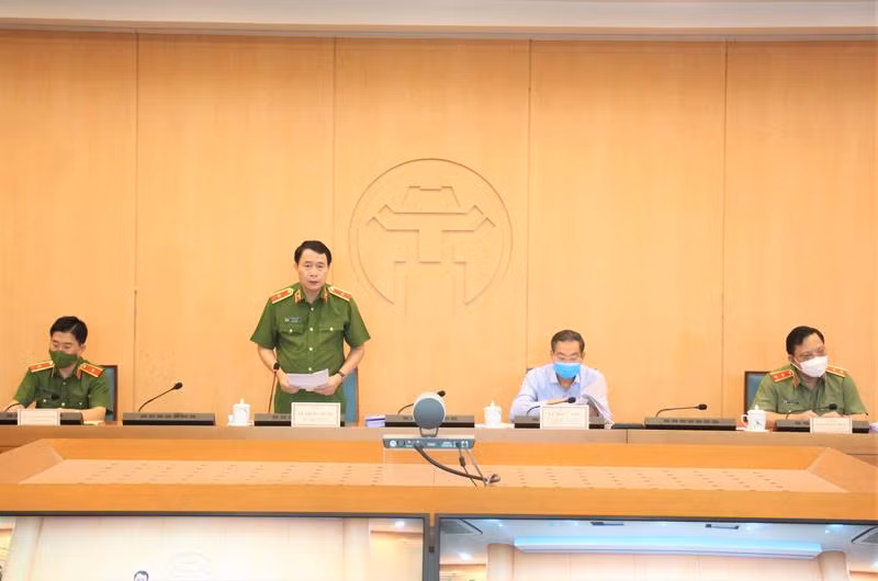 Thiếu tướng Lê Quốc Hùng, Ủy viên Trung ương Đảng, Thứ trưởng Bộ Công phát biểu tại Hội nghị Thiếu tướng Lê Quốc Hùng, Ủy viên Trung ương Đảng, Thứ trưởng Bộ Công phát biểu tại Hội nghị