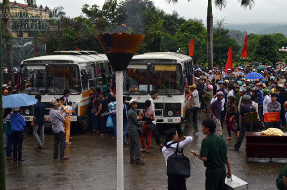 Ngày tòng quân chộn rộn cửa ngõ Tây Bắc ảnh 9 Ngày tòng quân chộn rộn cửa ngõ Tây Bắc ảnh 9