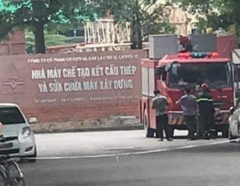 Khu vực xảy ra sự cố tai nạn lao động