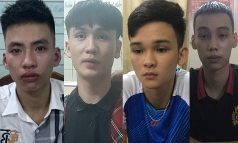 Các đối tượng tại cơ quan Công an Các đối tượng tại cơ quan Công an