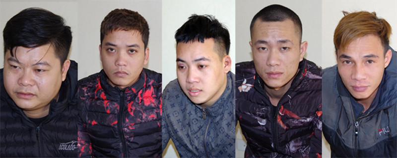 Nhóm đối tượng bị cơ quan Công an bắt giữ