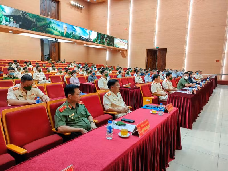 Toàn cảnh buổi gặp mặt 60 năm Ngày truyền thống lực lượng Cảnh sát PCCC và CNCH