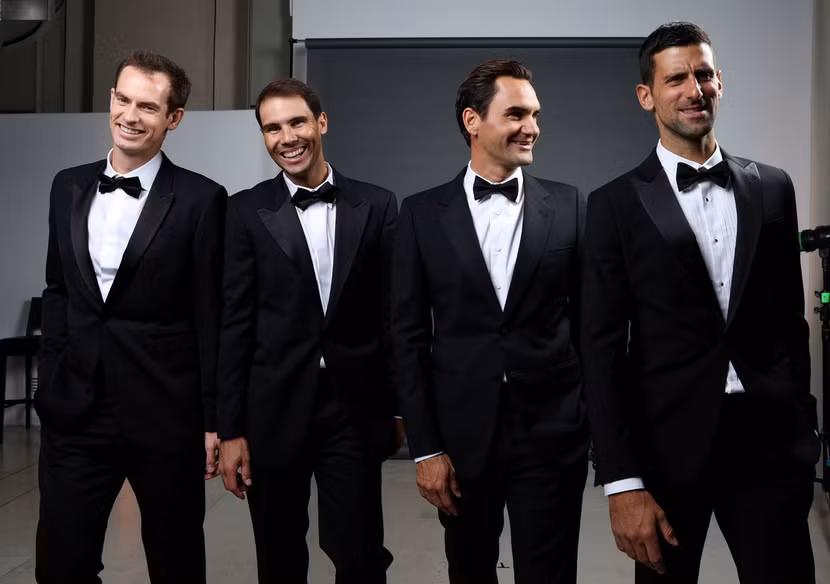 Các huyền thoại của làng banh nỉ Djokovic, Federer và Nadal (từ phải sang trái) có trong tay hơn 1 tỷ đô la, thua xa so với khối tài sản của gia đình Emmar