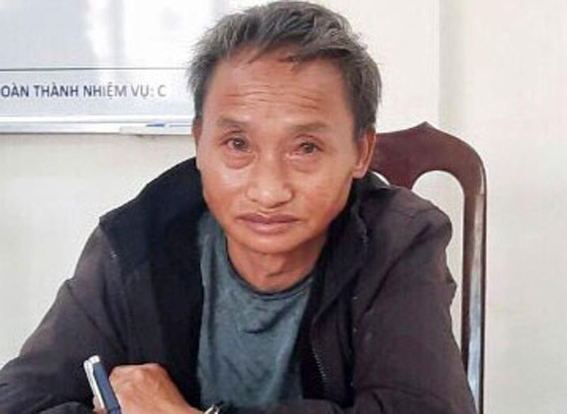 Đối tượng Giàng tại cơ quan Công an