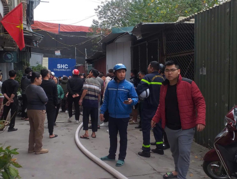 Khu vực xảy cháy Khu vực xảy cháy