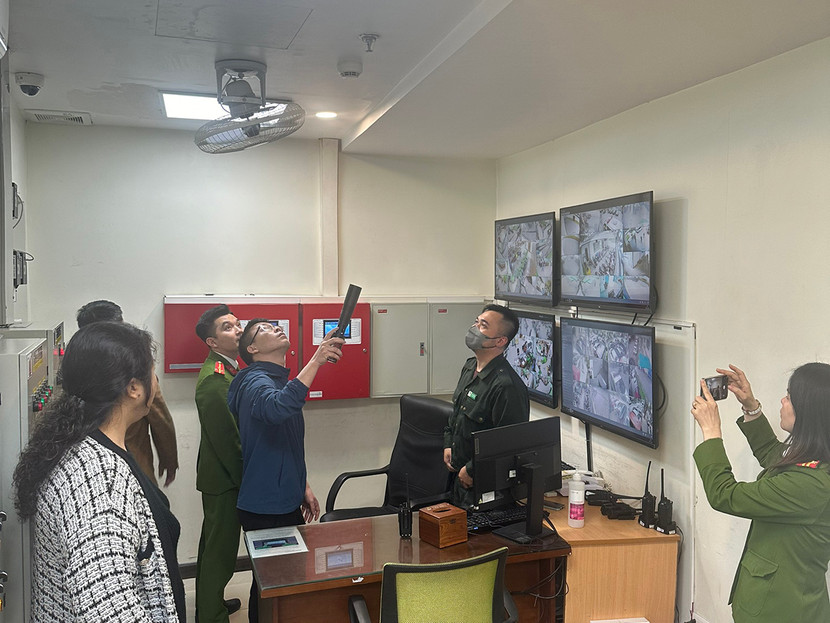 Tổ công tác kiểm tra thiết bị PCCC tại bệnh viện Thu Cúc Tổ công tác kiểm tra thiết bị PCCC tại bệnh viện Thu Cúc