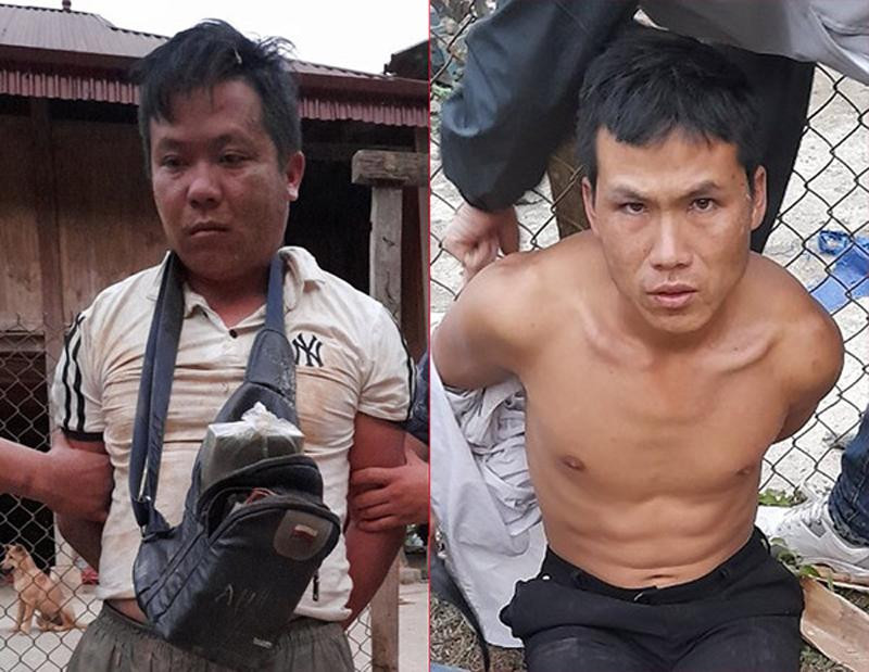 Hai đối tượng và tang vật Hai đối tượng và tang vật