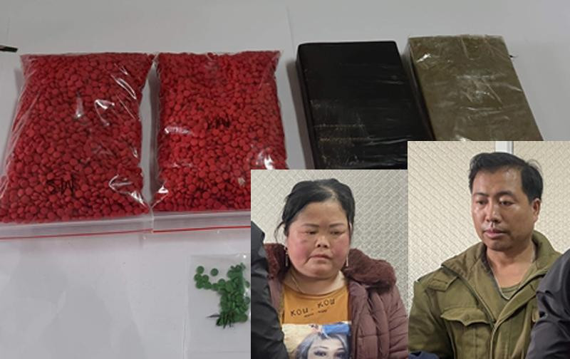 Hai đối tượng và tang vật