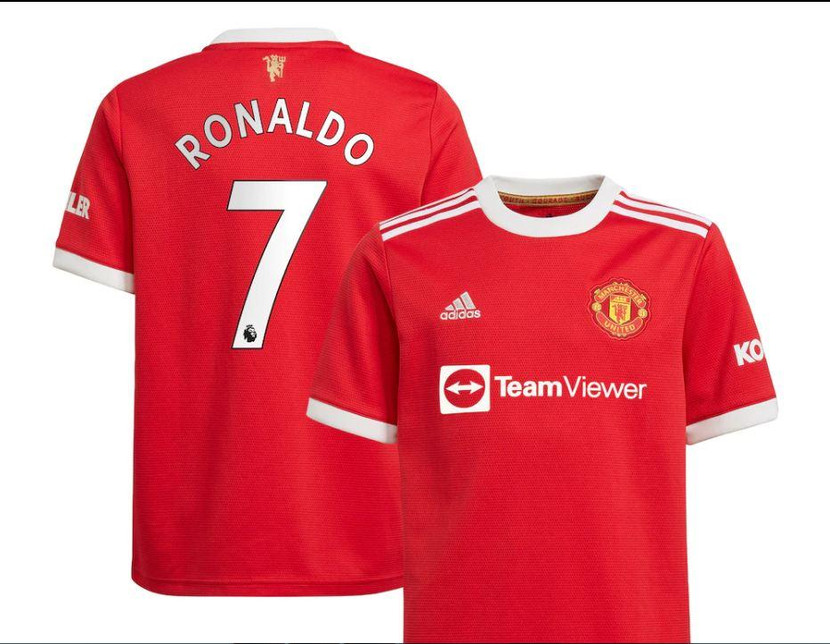 Mẫu áo chính hãng đầy đủ của CR7 có giá 120 bảng Anh