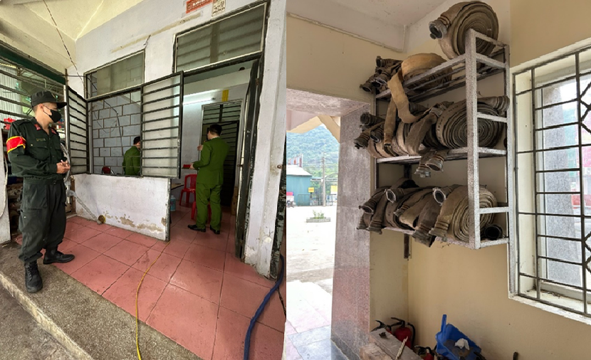 Kiểm tra việc bố trí phương tiện của Đội PCCC cơ sở tại Chùa Hương Kiểm tra việc bố trí phương tiện của Đội PCCC cơ sở tại Chùa Hương