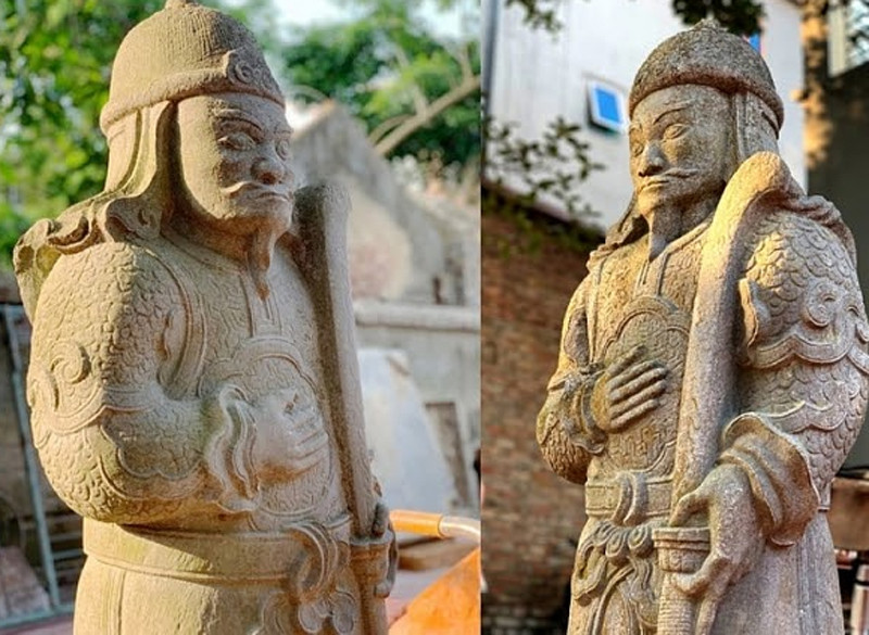 Những tượng đá độc đáo ở khu di tích