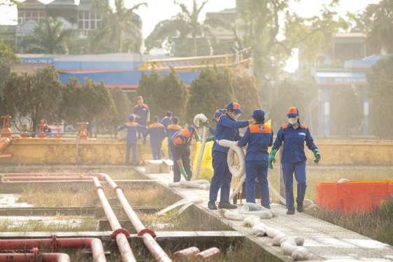 Các lực lượng tham gia xử lý sự cố giả định