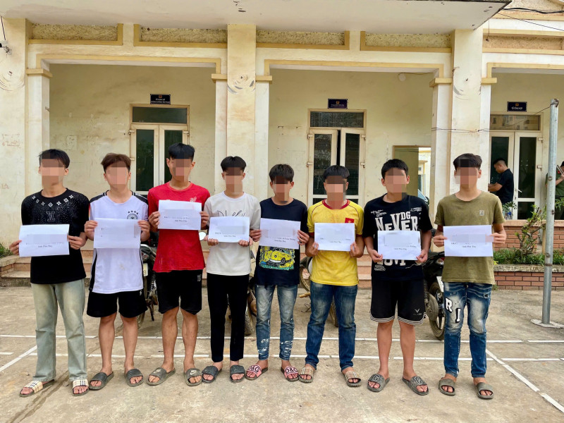 Nhóm đối tượng bị xử lý về hành vi gây rối trật tự công cộng