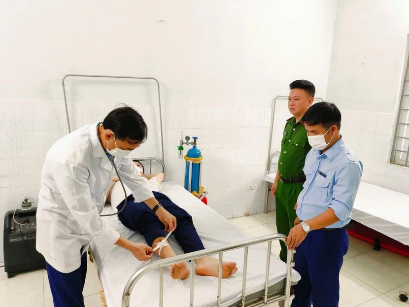 Cơ sở cai nghiện ma túy số 1- Công an Hà Nội kịp thời hỗ trợ trường hợp vượt qua nguy kịch