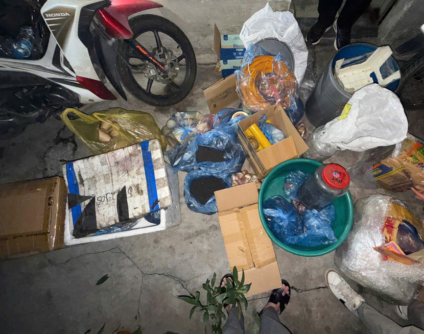 Tang vật cơ quan Công an thu giữ