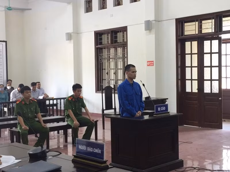 Bị cáo Đặng Đình Chính tại phiên tòa