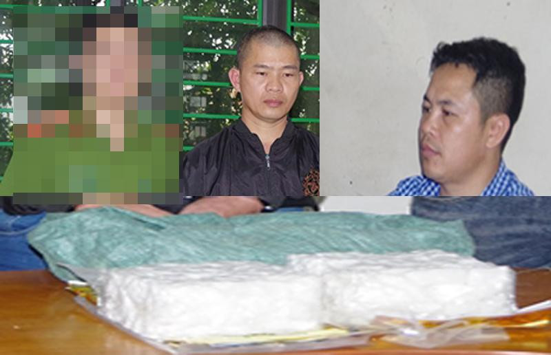 Hai đối tượng và tang vật Hai đối tượng và tang vật