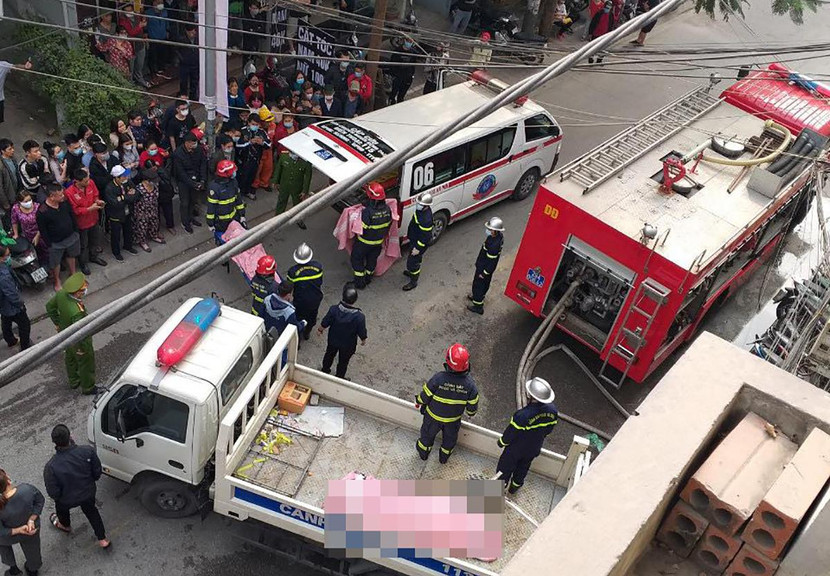 Vụ cháy do đốt vàng mã tại khu nhà trọ ở quận Đống Đa đã khiến 4 người tử vong