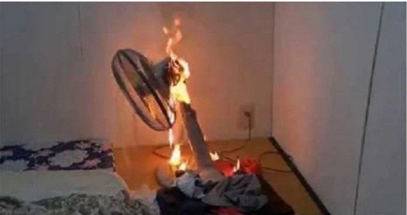 Chập cháy quạt điện do sử dụng liên tục trong thời gian dài mà không bảo dưỡng