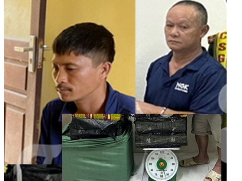 Hai đối tượng và tang vật