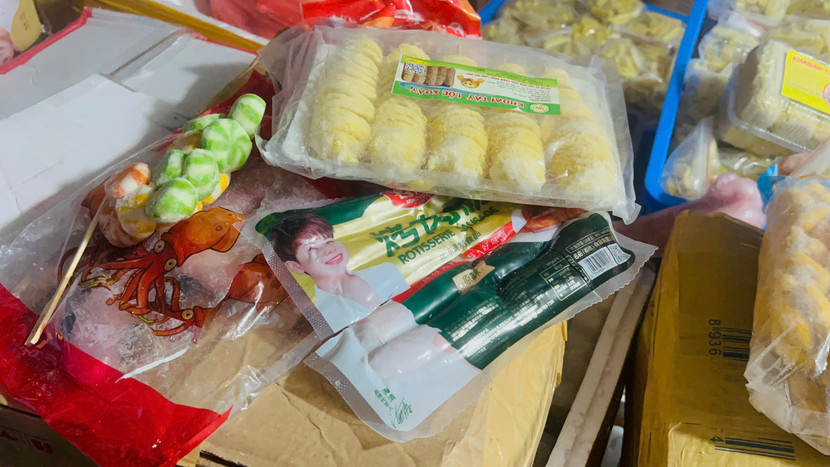 Số hàng hóa bị thu giữ...